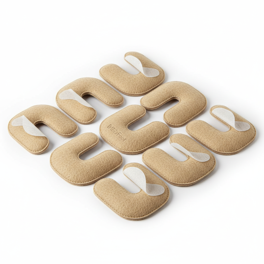 U-Shaped Felt Moleskin Callus Pads