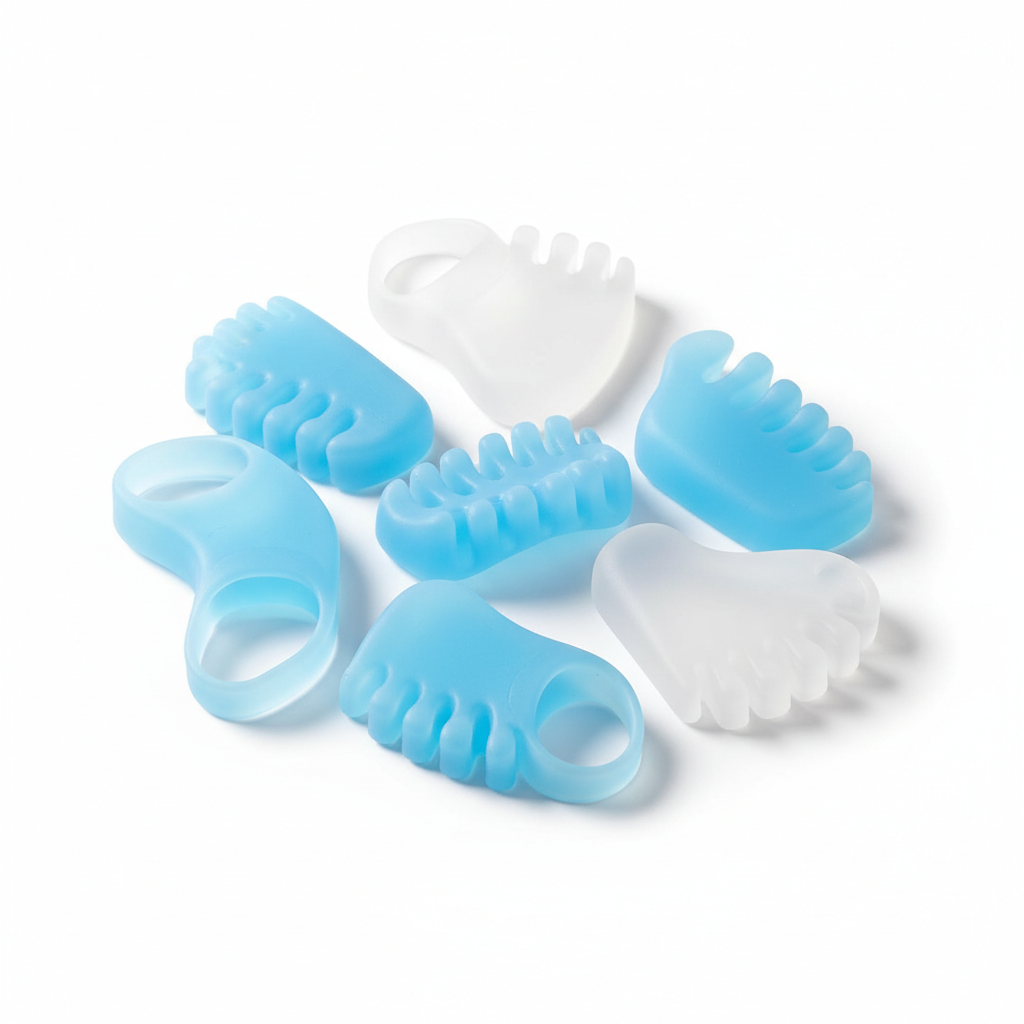 Gel Spacers for Correct Toe Alignment